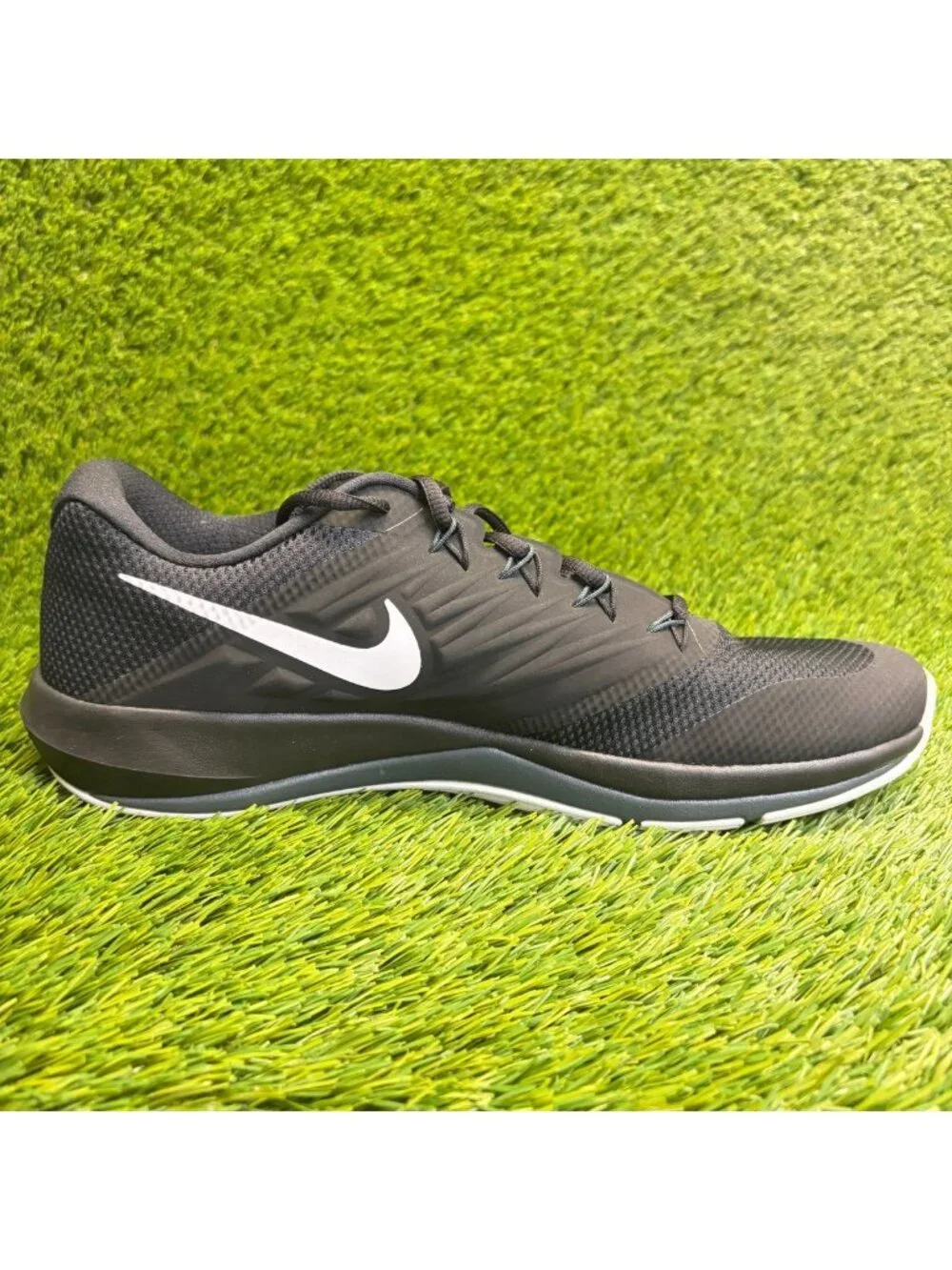 Nike Lunar Prime Iron 2 Mens Size 12.5 Black Athletic Running Shoes Sneakers
